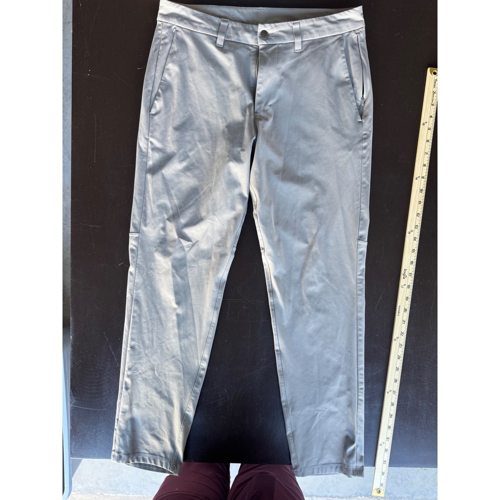 Lululemon Mens Commission Pant Classic Grey ABC Tech Size 32 LM5AF1S